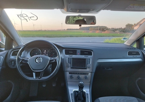 Volkswagen Golf cena 26900 przebieg: 99000, rok produkcji 2015 z Kępno małe 137